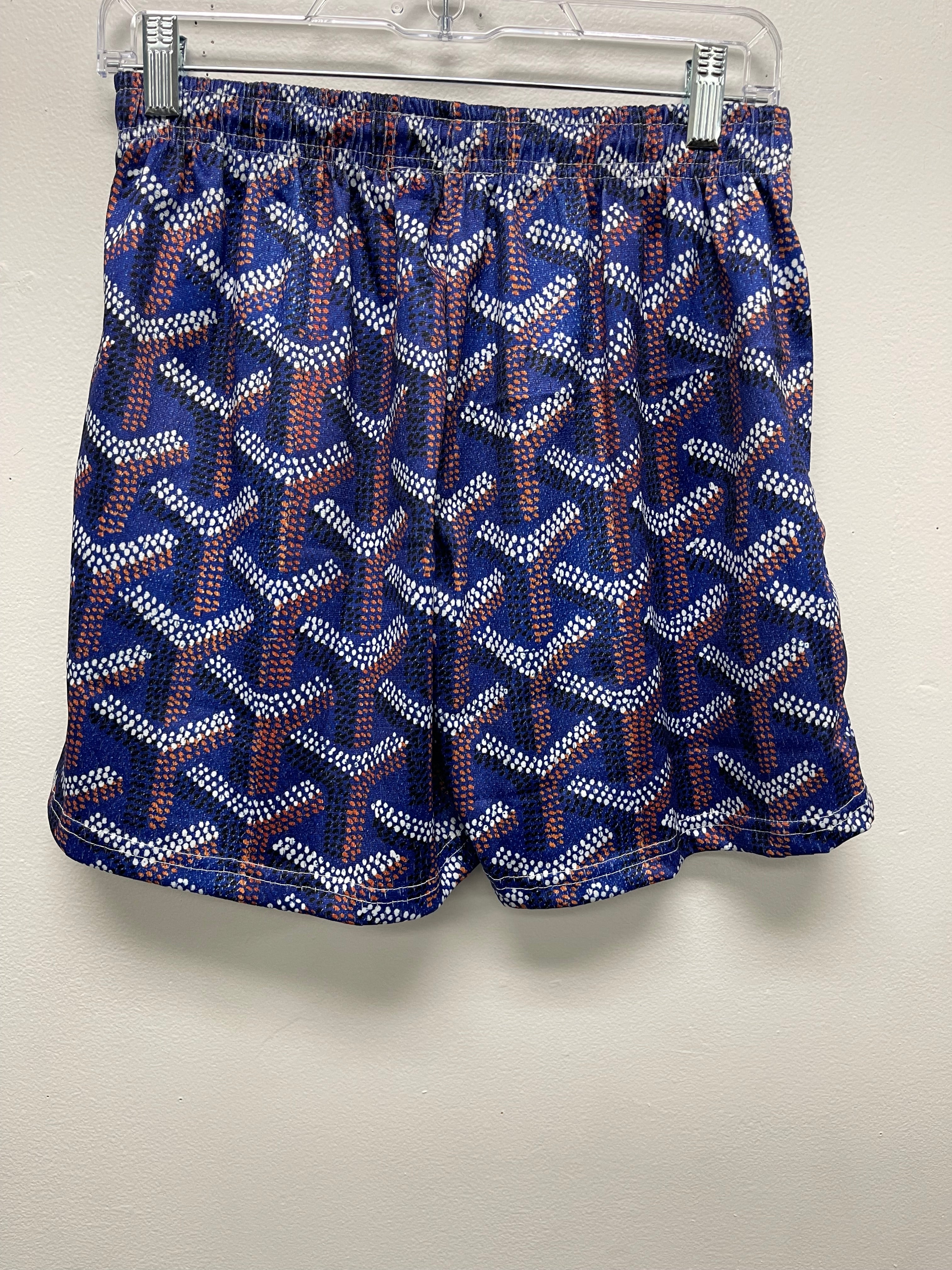 Blue Goyard Print shorts size small
